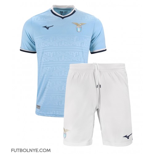 Camiseta Lazio Primera Equipación para niños 2024-25 manga corta (+ pantalones cortos)